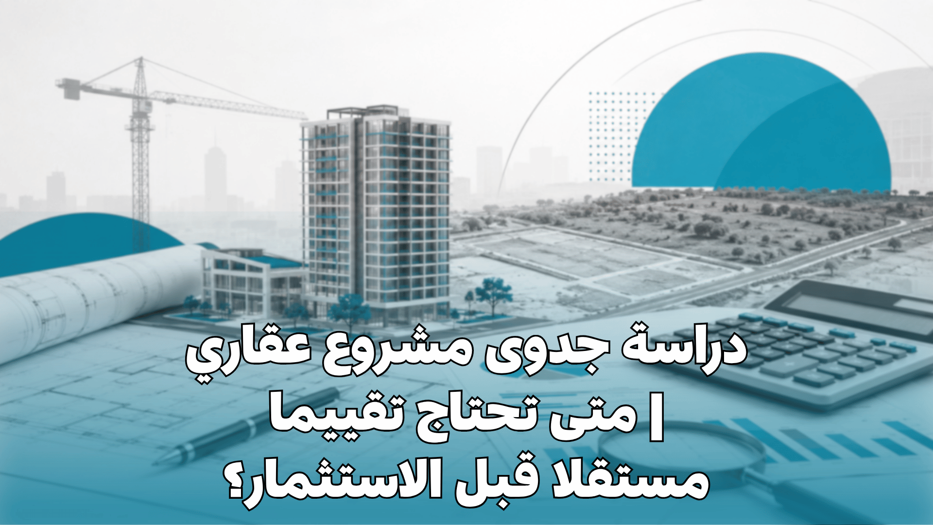 دراسة جدوى مشروع عقاري: متى تحتاج تقييمًا مستقلًا قبل الاستثمار؟